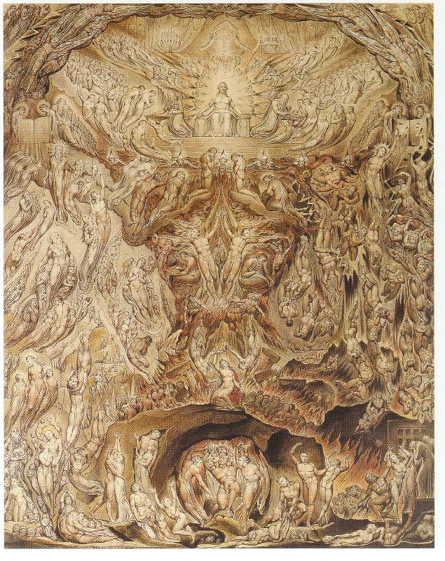 William Blake A Vision of the Last Judgment oil painting picture